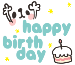 The smiley animal of the drooping eye sticker #8352217