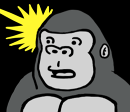 cosplay gorira sticker #8352902