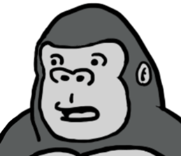 cosplay gorira sticker #8352932