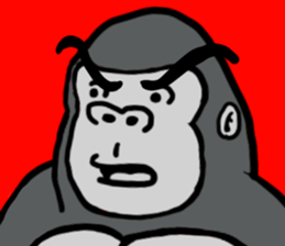 cosplay gorira sticker #8352934