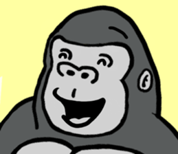 cosplay gorira sticker #8352936