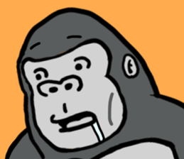 cosplay gorira sticker #8352937