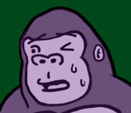 cosplay gorira sticker #8352938