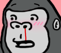 cosplay gorira sticker #8352939