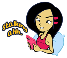 Miss Nayla : Curious Girl sticker #8353380