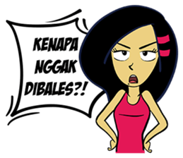 Miss Nayla : Curious Girl sticker #8353384