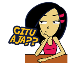 Miss Nayla : Curious Girl sticker #8353386