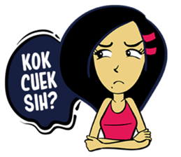 Miss Nayla : Curious Girl sticker #8353387