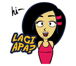 Miss Nayla : Curious Girl sticker #8353390