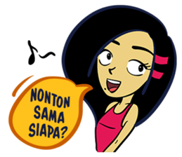 Miss Nayla : Curious Girl sticker #8353392