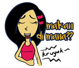 Miss Nayla : Curious Girl sticker #8353393