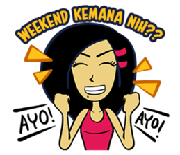 Miss Nayla : Curious Girl sticker #8353395