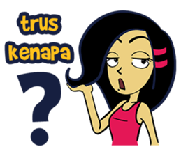 Miss Nayla : Curious Girl sticker #8353396