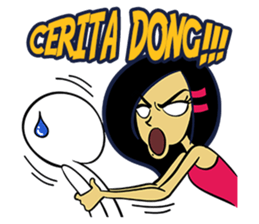 Miss Nayla : Curious Girl sticker #8353399