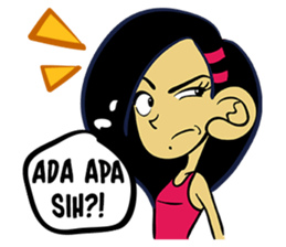 Miss Nayla : Curious Girl sticker #8353402