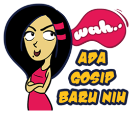 Miss Nayla : Curious Girl sticker #8353403