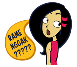 Miss Nayla : Curious Girl sticker #8353405