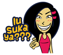 Miss Nayla : Curious Girl sticker #8353406