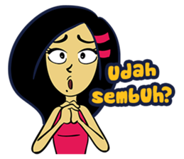 Miss Nayla : Curious Girl sticker #8353412