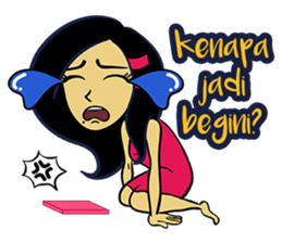 Miss Nayla : Curious Girl sticker #8353413