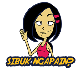 Miss Nayla : Curious Girl sticker #8353414