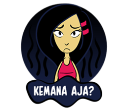 Miss Nayla : Curious Girl sticker #8353415