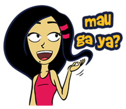 Miss Nayla : Curious Girl sticker #8353419