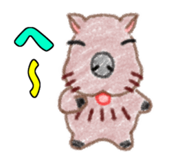 Soft and fluffy capybara sticker #8353823