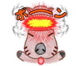 Soft and fluffy capybara sticker #8353825