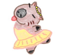 Soft and fluffy capybara sticker #8353827
