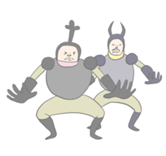 Kawaii beetle and Stag beetle sticker #8354045