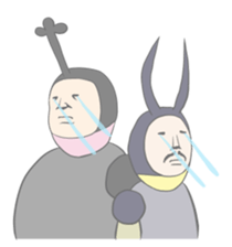 Kawaii beetle and Stag beetle sticker #8354047