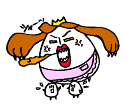 princess egg mama sticker #8354937