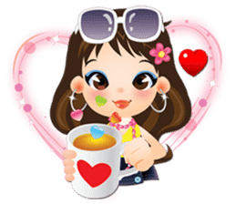 NOKwheed : NELL Friendly cute girl. sticker #8355156