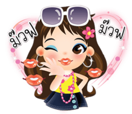 NOKwheed : NELL Friendly cute girl. sticker #8355158