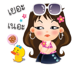 NOKwheed : NELL Friendly cute girl. sticker #8355159