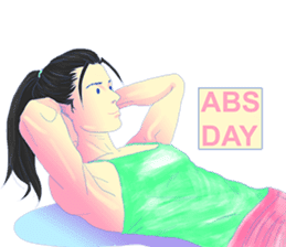 Fit Girl sticker #8355340