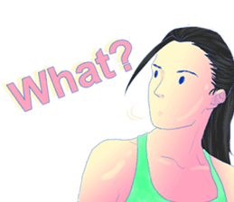 Fit Girl sticker #8355363