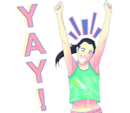 Fit Girl sticker #8355374