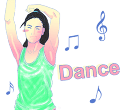 Fit Girl sticker #8355375