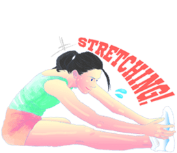 Fit Girl sticker #8355378