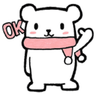 Romantic Bear & Rabbit sticker #8355701