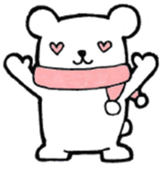 Romantic Bear & Rabbit sticker #8355702