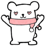 Romantic Bear & Rabbit sticker #8355702