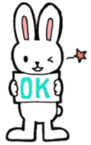 Romantic Bear & Rabbit sticker #8355734