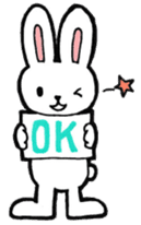 Romantic Bear & Rabbit sticker #8355734