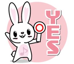 Rabbit chatter sticker #8355954