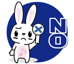 Rabbit chatter sticker #8355955