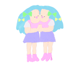 Pastel Ribbon sticker #8357287