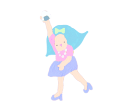 Pastel Ribbon sticker #8357292